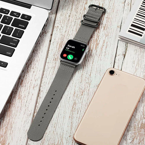 Nylon Buckle Strap, grey, lifestyle photo