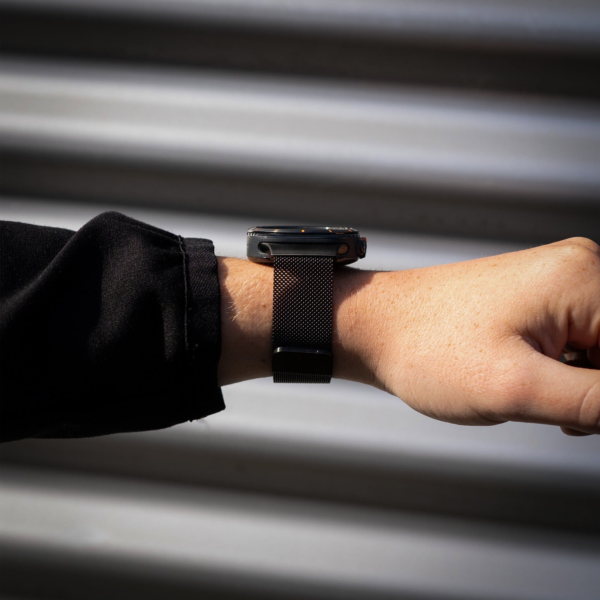 Samsung Galaxy Watch Ultra Milanese band (zwart)