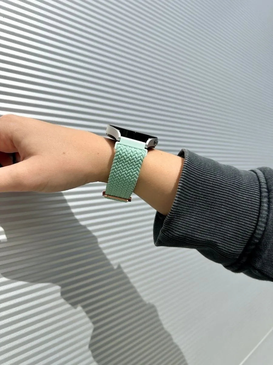 Suunto Race (S) verstelbaar geweven bandje (turquoise)