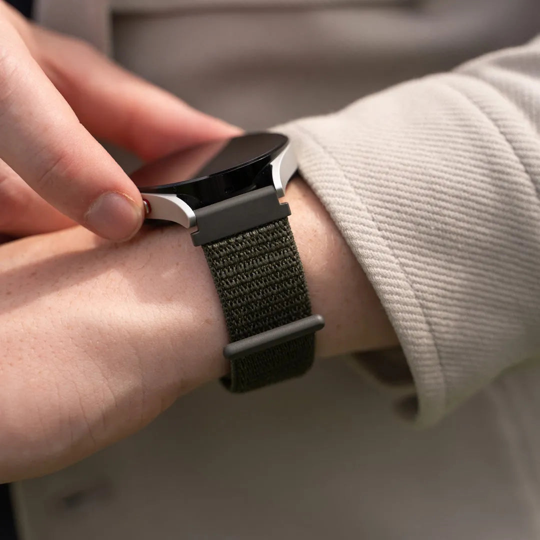 Amazfit Active nylon bandje (donkergroen)