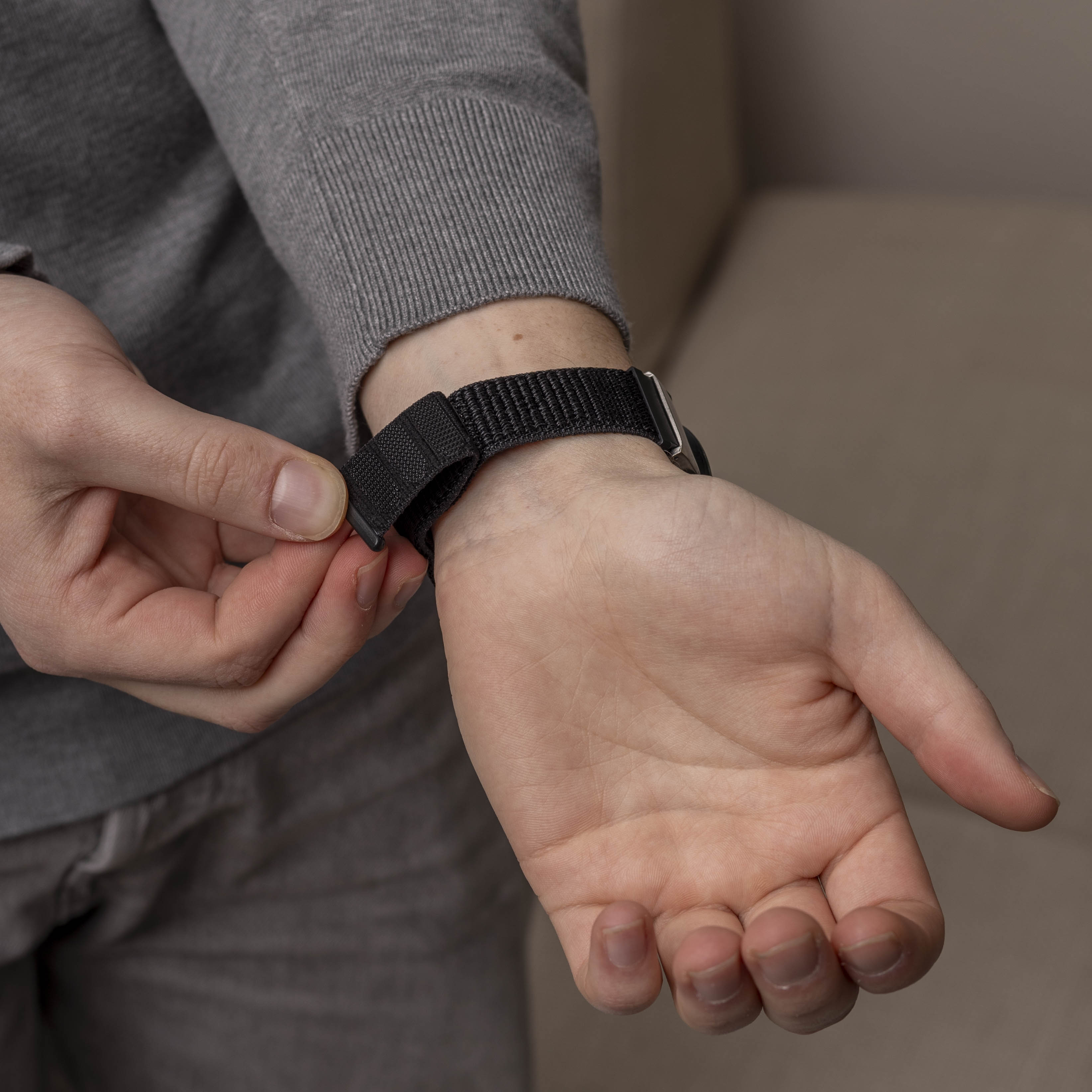 Garmin Fenix 7x nylon band (zwart)