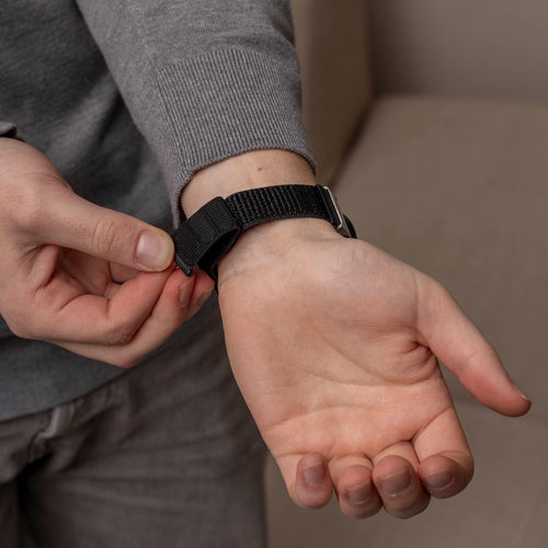 Garmin Fenix 5x / 6x nylon band (zwart)