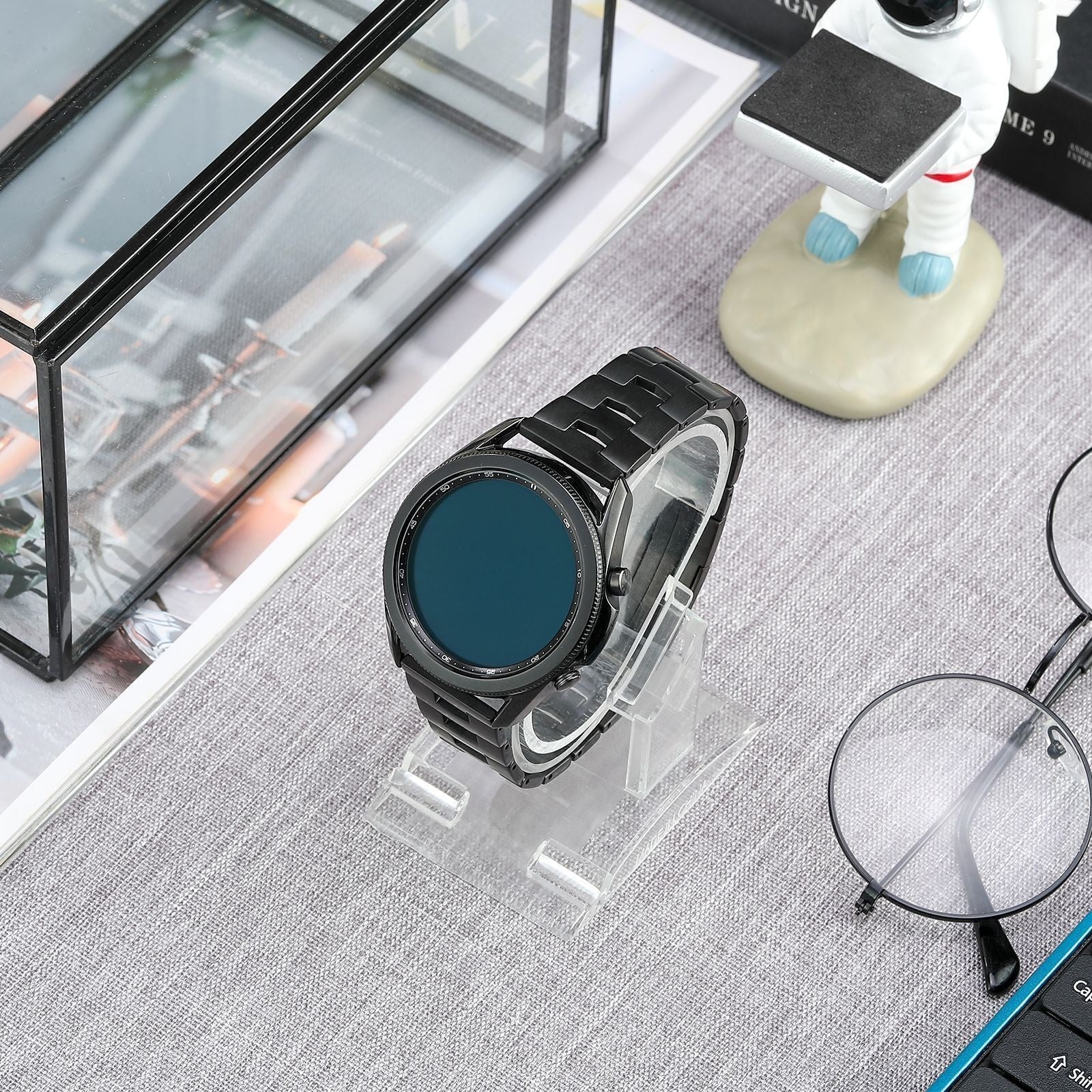 Xiaomi Watch S3 Titanium Grain Strap (Flat Buckle) (Black)