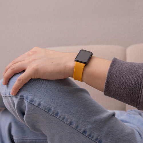 Samsung Galaxy Fit 3 Silicone Strap (Yellow)