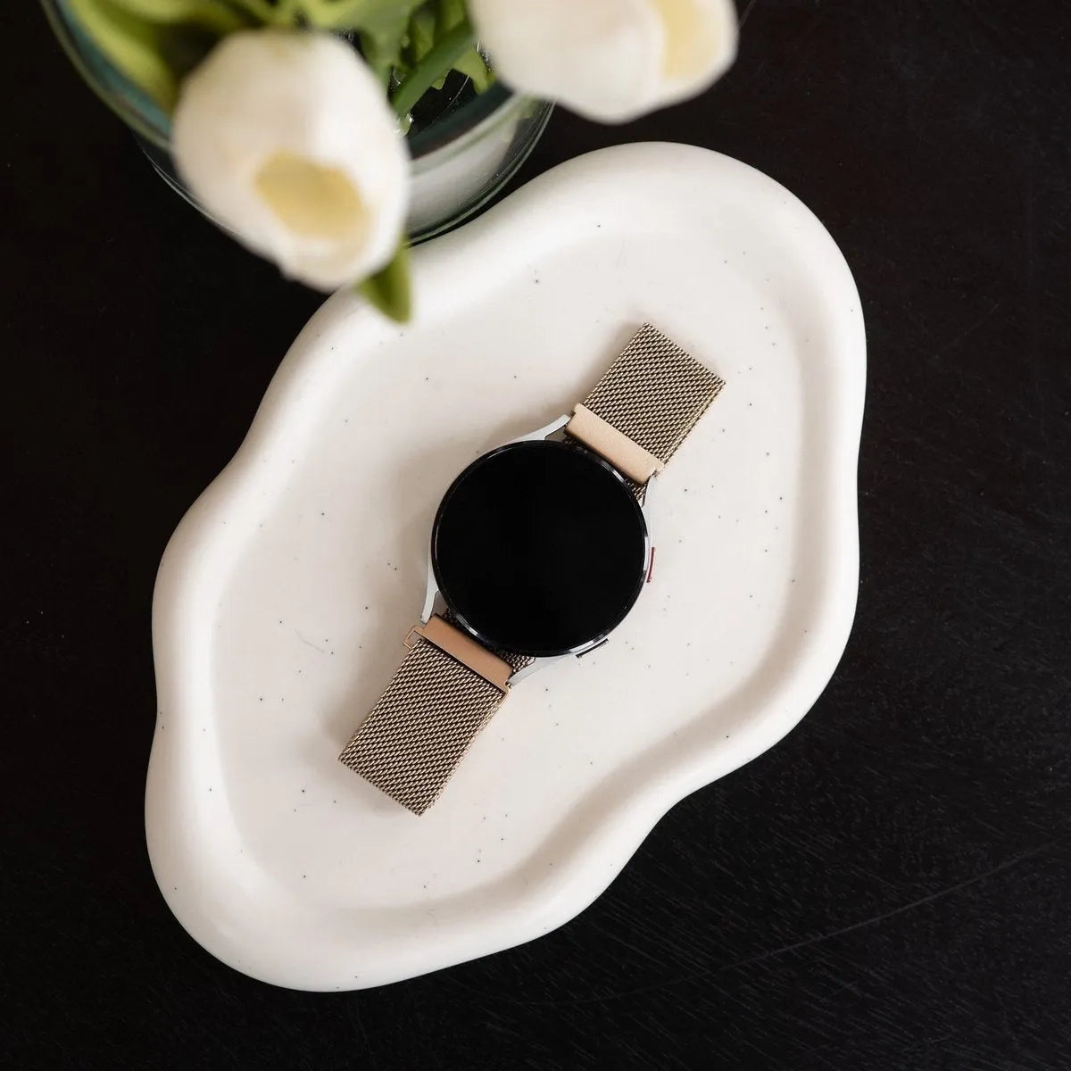 Polar Vantage M Milanese band (champagne)
