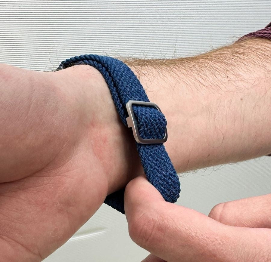 Amazfit Bip 6 verstelbaar geweven bandje (blauw)