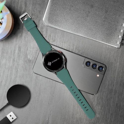 Suunto Nautic S twill siliconen bandje (dennengroen)