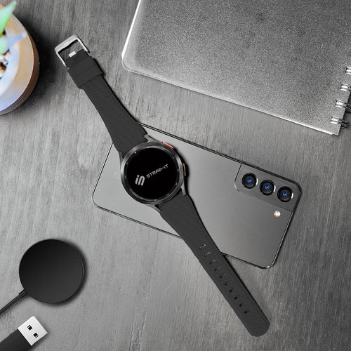 Amazfit Bip 3 (Pro) Twill Silicone Strap (Black)