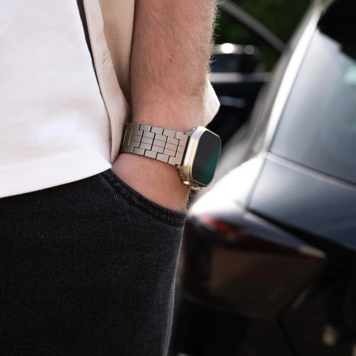 Titanium Strap 'Duo', grey, lifestyle photo