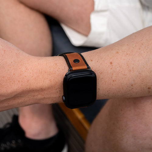 Leather Strap with Screw, beige, lifestyle photo