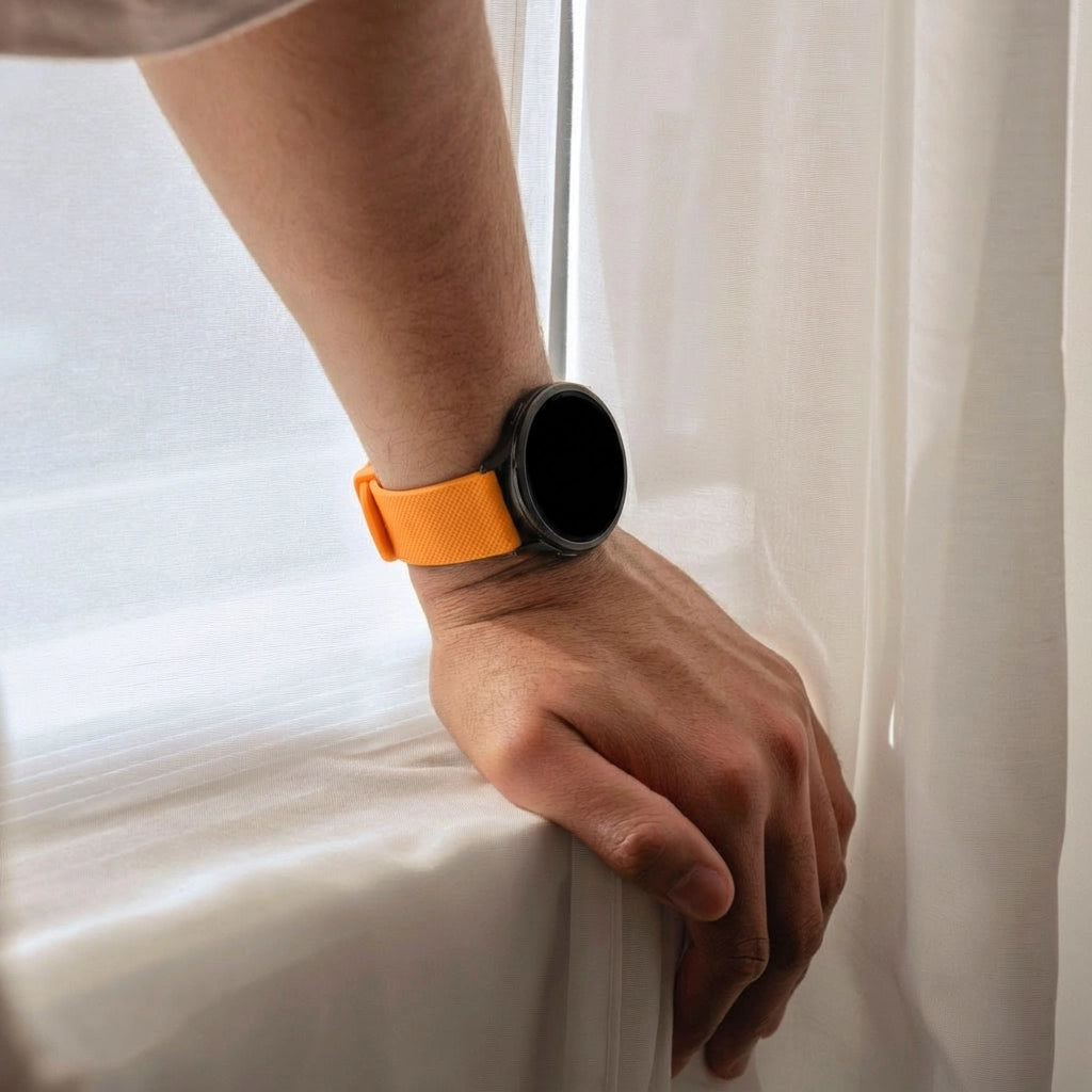 Bandz Garmin Venu SQ 2 siliconen band 'Premium' (oranje)