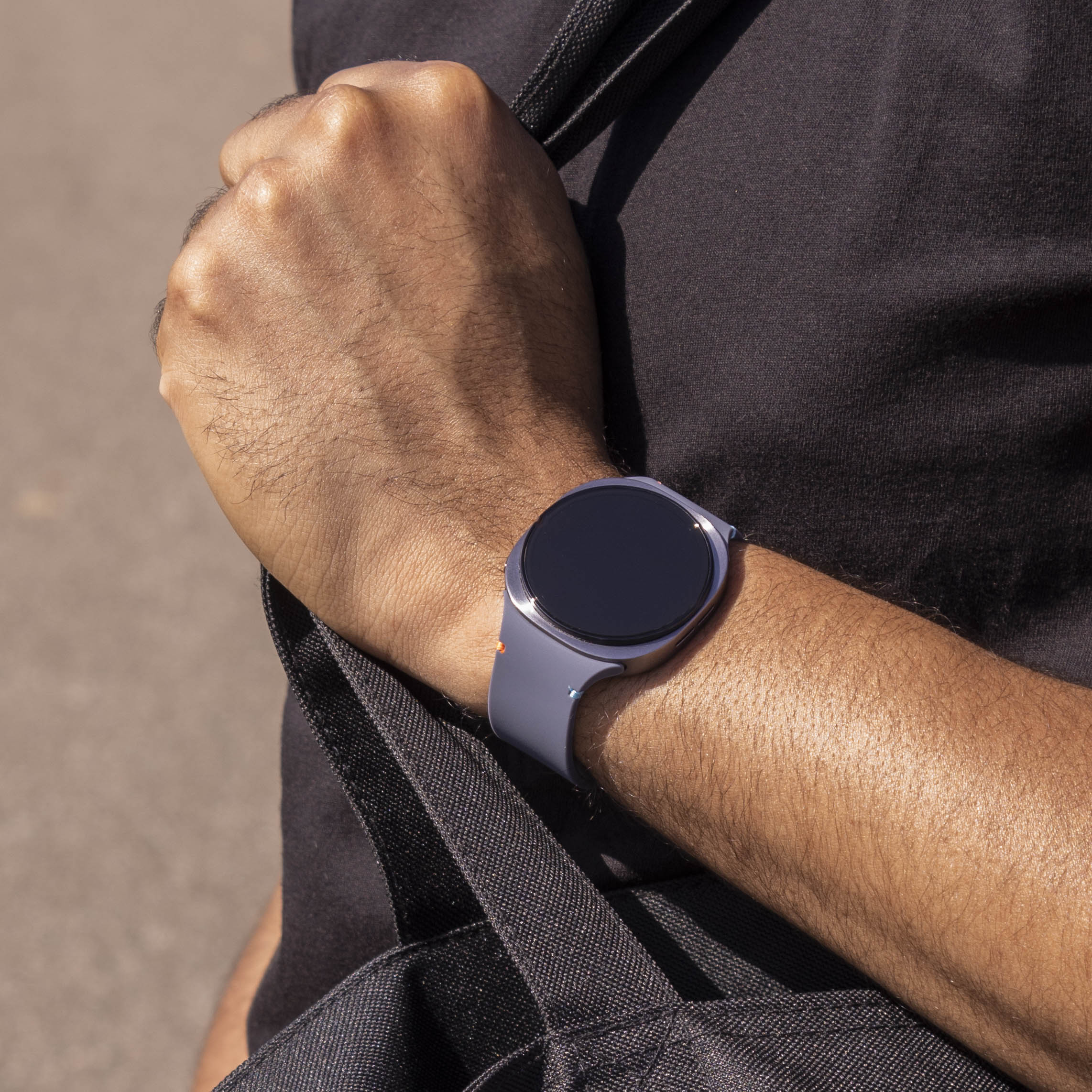 Samsung Galaxy Watch 9 - 44mm siliconen bandje (grijsblauw)