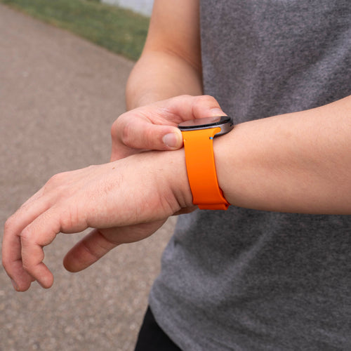 Samsung Galaxy Watch 8 - 40mm Silicone Strap (Orange)