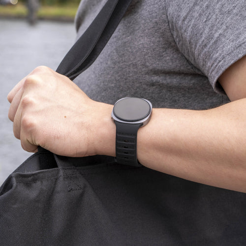 Outdoor Silicone Strap, black, lifestyle photo