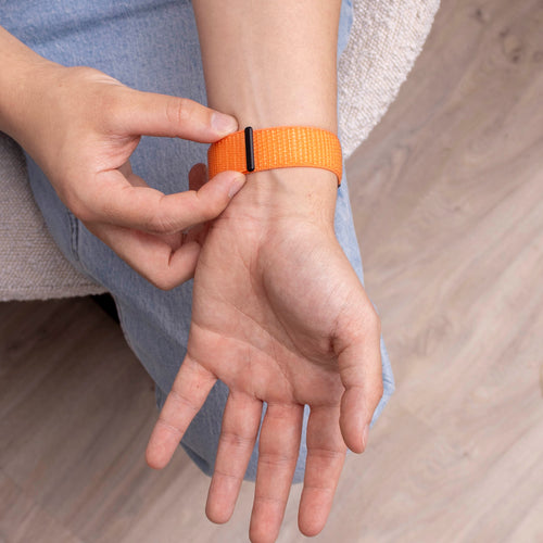 Samsung Galaxy Watch 9 - 40mm nylon band (oranje)