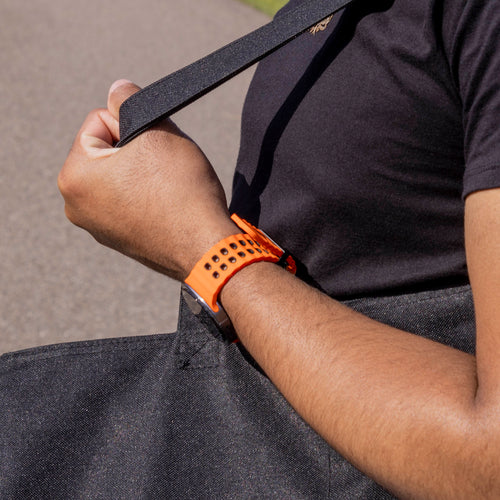 Samsung Galaxy Watch 9 - 44mm Ocean Strap (Orange/Black)