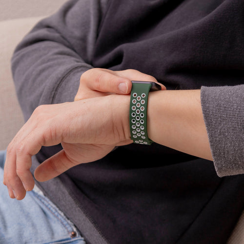 Samsung Galaxy Fit 3 Sport Strap (Green/White)
