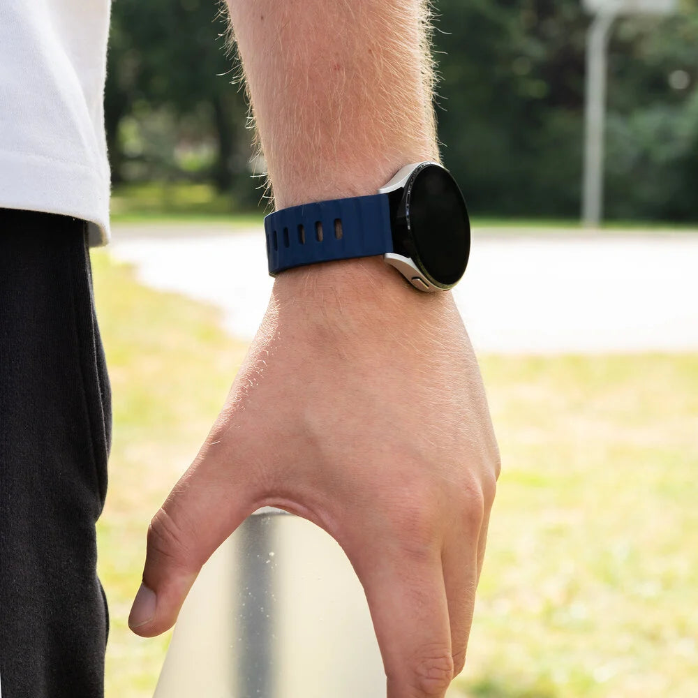 Realme Watch S (Pro) outdoor siliconen bandje (donkerblauw)
