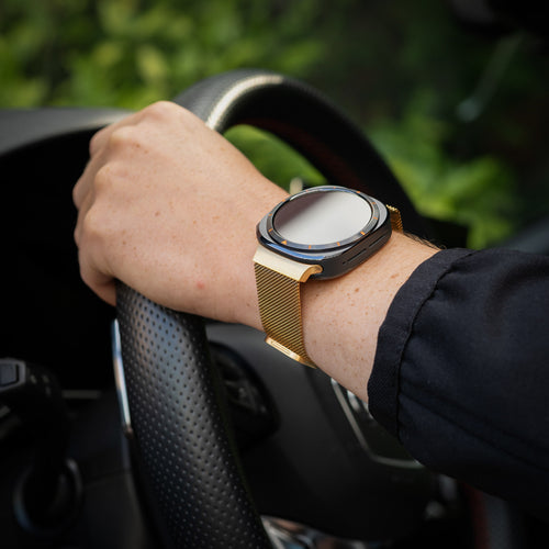 Samsung Galaxy Watch Ultra 2 Milanese band (goud)