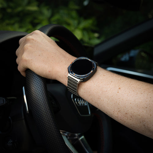 Samsung Galaxy Watch Ultra 2 luxe metalen band (titanium)