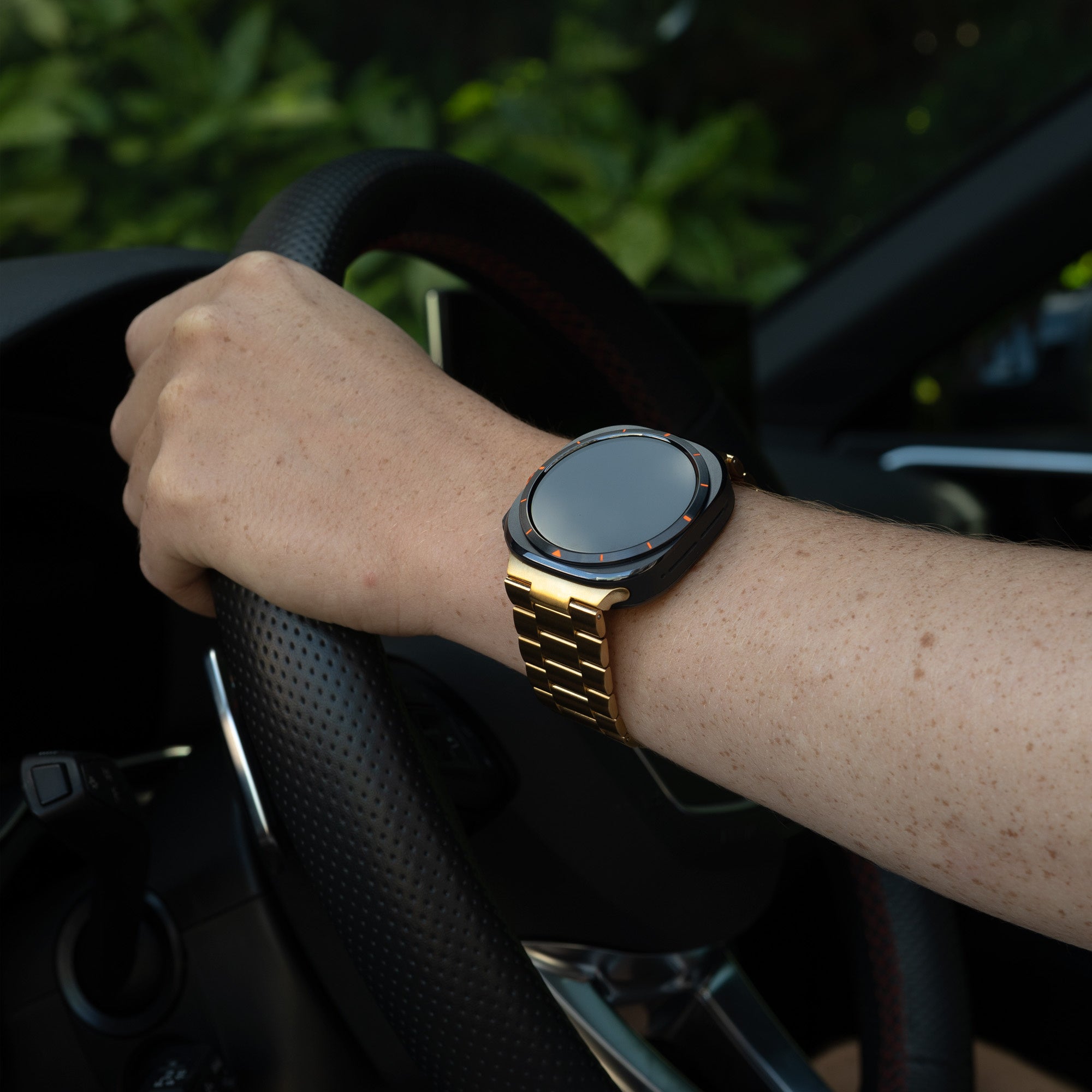 Samsung Galaxy Watch Ultra stalen band (goud)