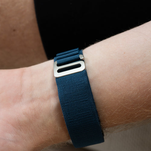 Alpine Nylon Strap, blue, lifestyle photo