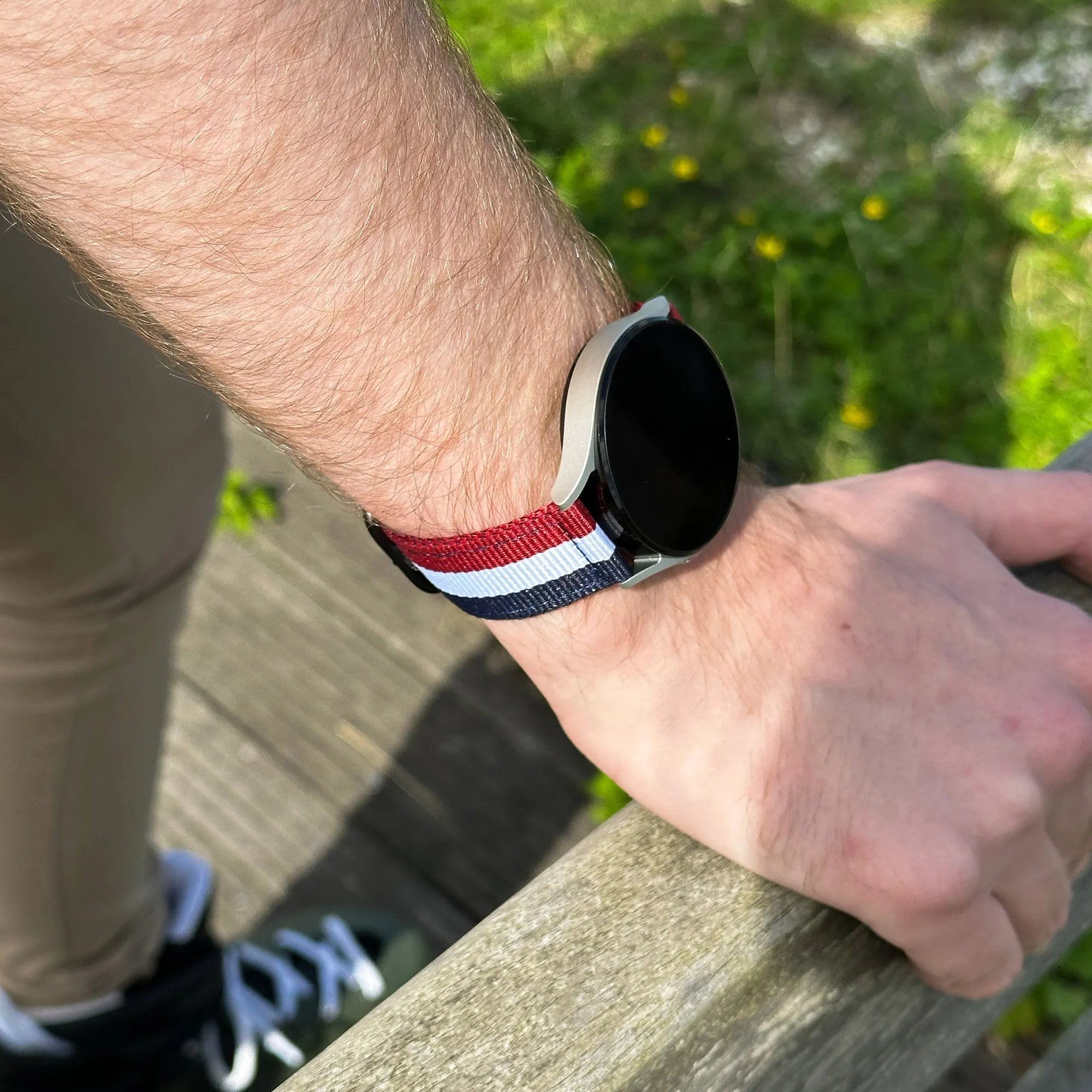 Coros Pace 3 nylon gesp bandje (3 kleurig)