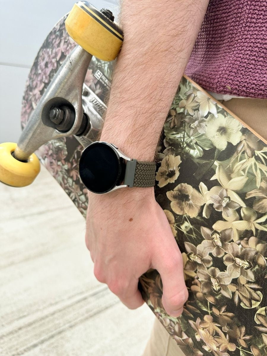 Amazfit Bip 6 verstelbaar geweven bandje (groen)