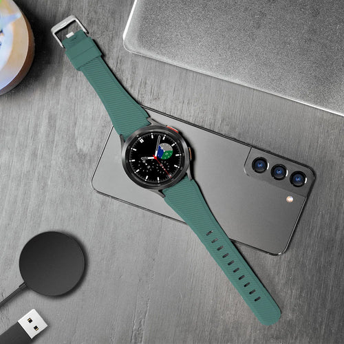 Coros Pace 2 Twill Silicone Strap (Viridian)