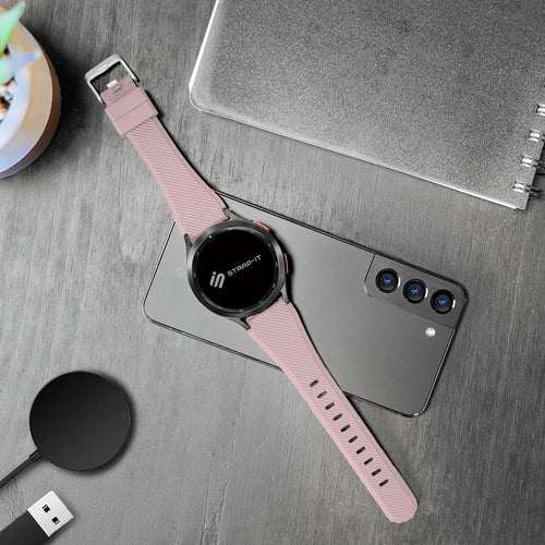 Gard Pro Health Smartwatch 2 twill siliconen bandje (roze)