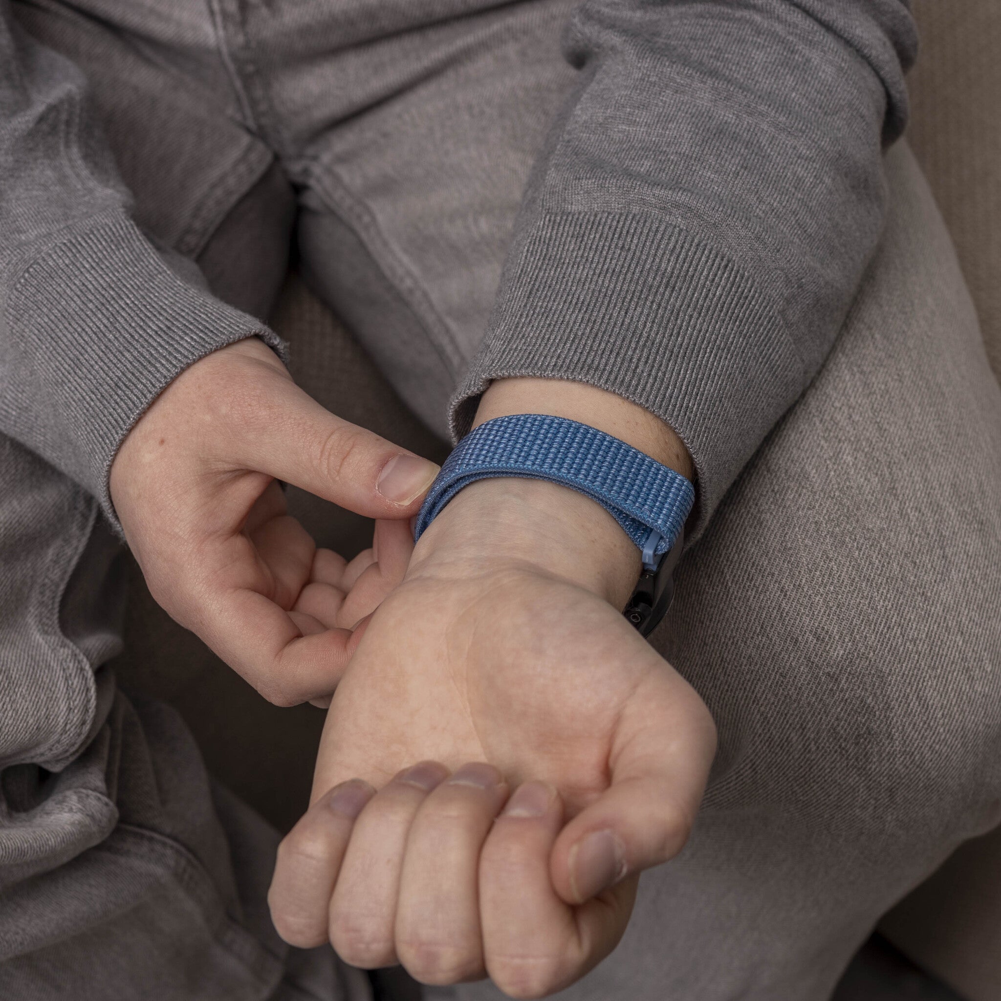 Garmin Tactix 8 - 51mm nylon band (lichtblauw)