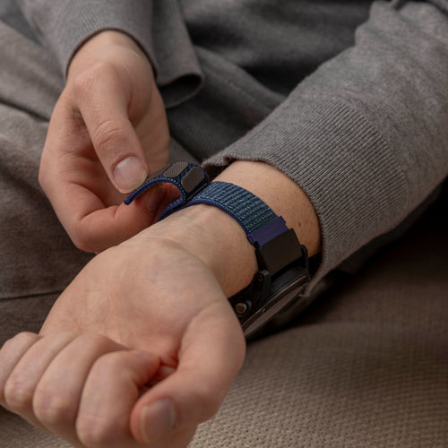 Garmin Fenix 9 Pro - 51mm Nylon Buckle Strap (Blue)