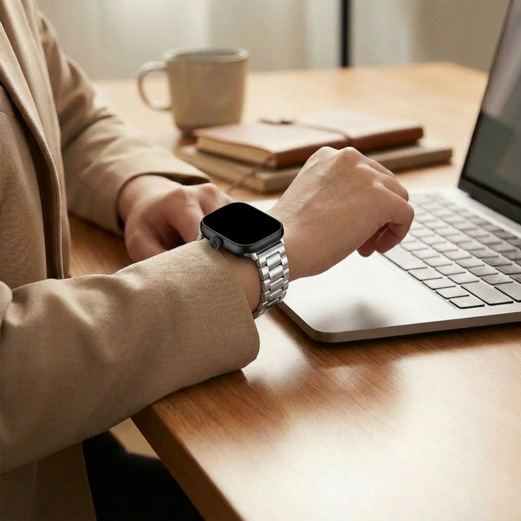 Redmi Watch 4 stalen band (zilver)