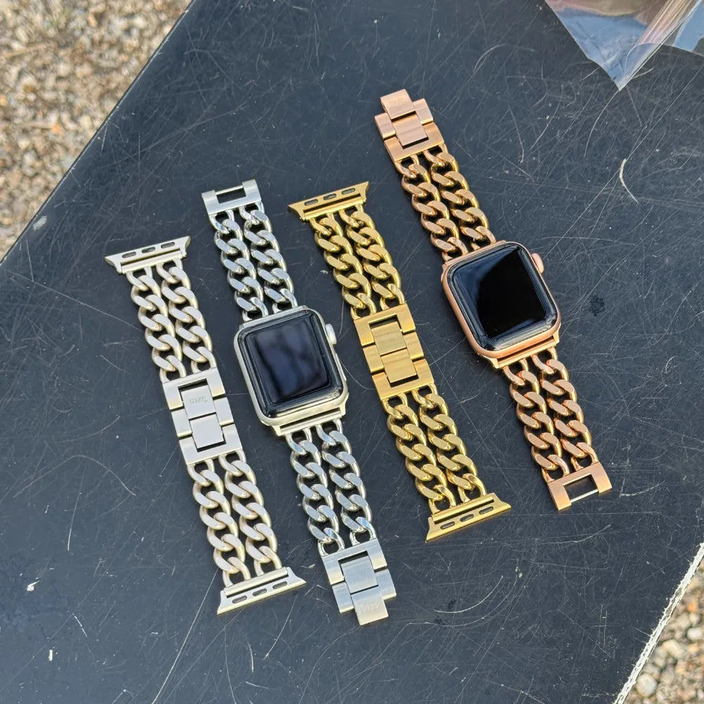 xoxo Wildhearts Apple Watch stalen bandje - Chain strap (rose gold) - 38/40/41/42mm 