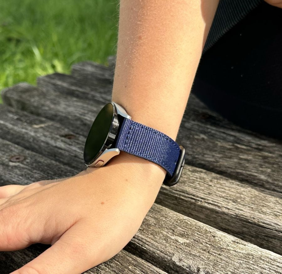 Honor Magic Watch 2 nylon gesp band (blauw)
