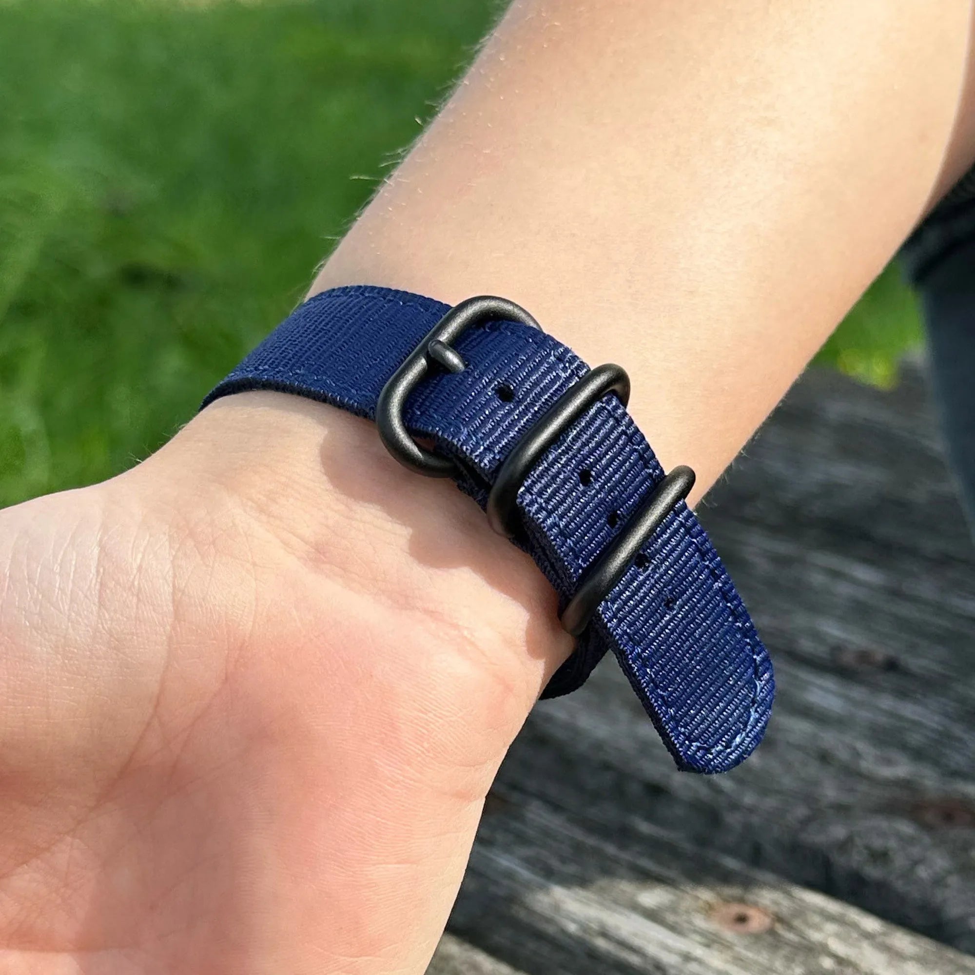 Gard Pro Health Smartwatch 3 - 48mm Nylon Buckle Strap (Blue)