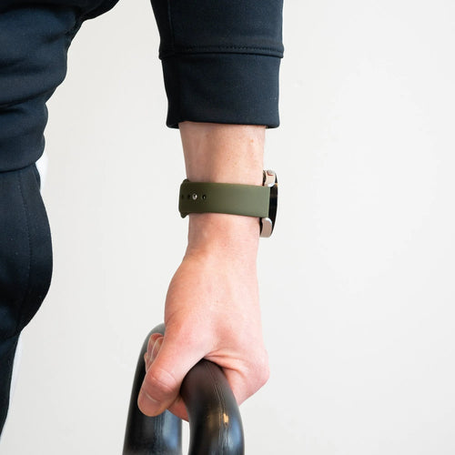 Bandz Amazfit GTR 3 (Pro) sport band 'Deluxe' (olijfgroen)
