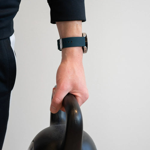 Bandz Amazfit Cheetah (Pro) siliconen band 'Deluxe' (donkergroen)