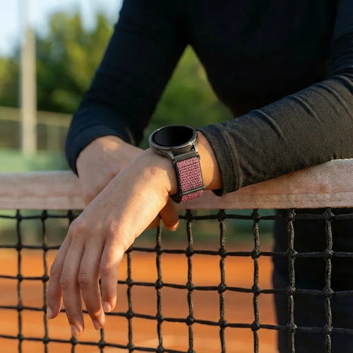 Bandz Garmin Vivomove Style nylon loop band (true berry)