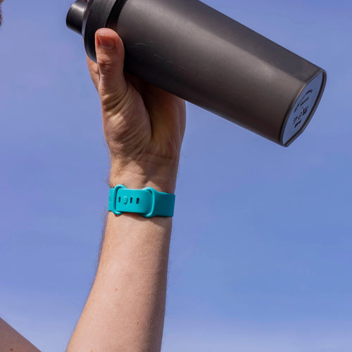Fitbit Versa 3 siliconen classic bandje (aqua)