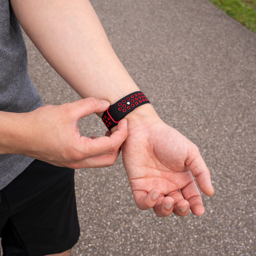 Samsung Galaxy Watch 8 Classic Sport Strap (Black/Red)