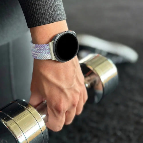 Bandz Samsung Galaxy Watch 8 Classic magnetisch geweven bandje (paars mix)