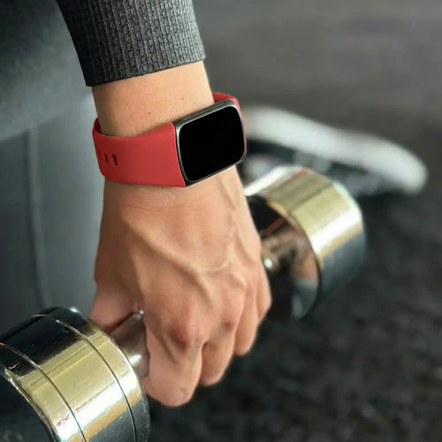 Fitbit Charge 5 siliconen bandje (rood)