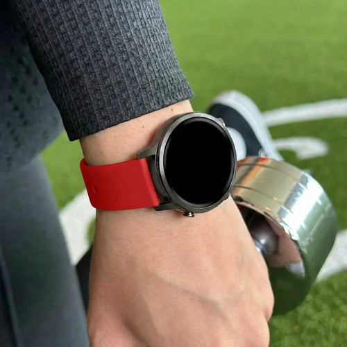 Bandz Garmin Venu 4 - 45mm sport band 'Deluxe' (rood)