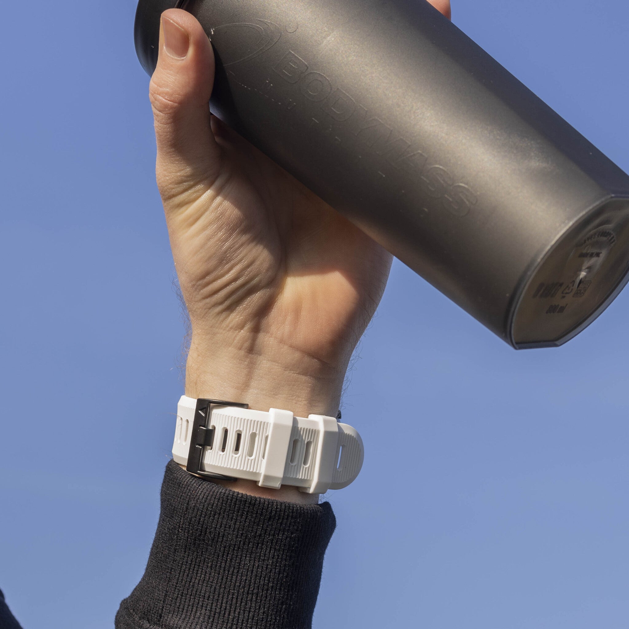 Amazfit T-Rex Ultra 2 siliconen bandje (wit)