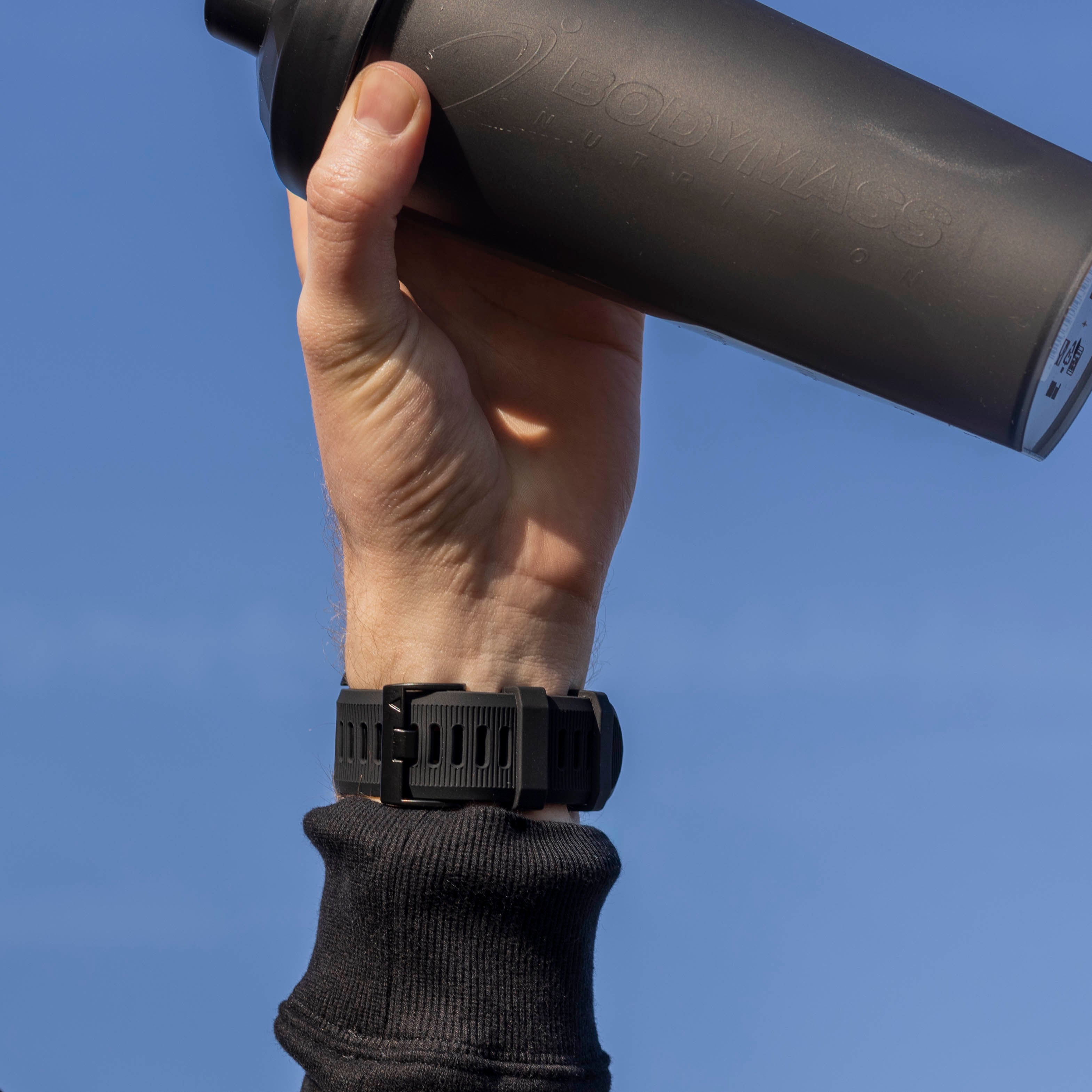 Garmin Fenix 3 siliconen bandje (zwart)