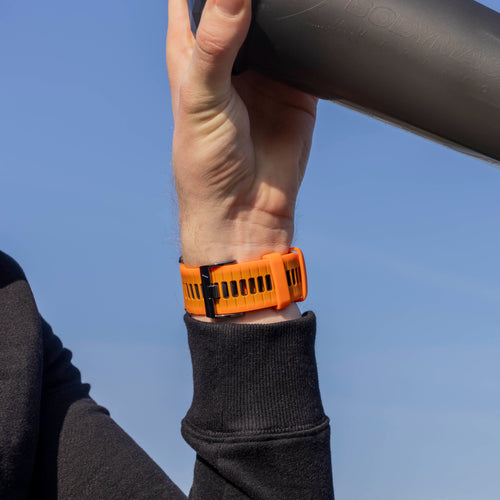 Garmin Instinct 3 - 50mm Sport Buckle Strap (Orange/Black)