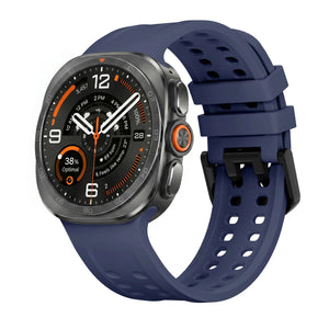Samsung Galaxy Watch Ultra 2 Silicone Strap (Dark Blue)