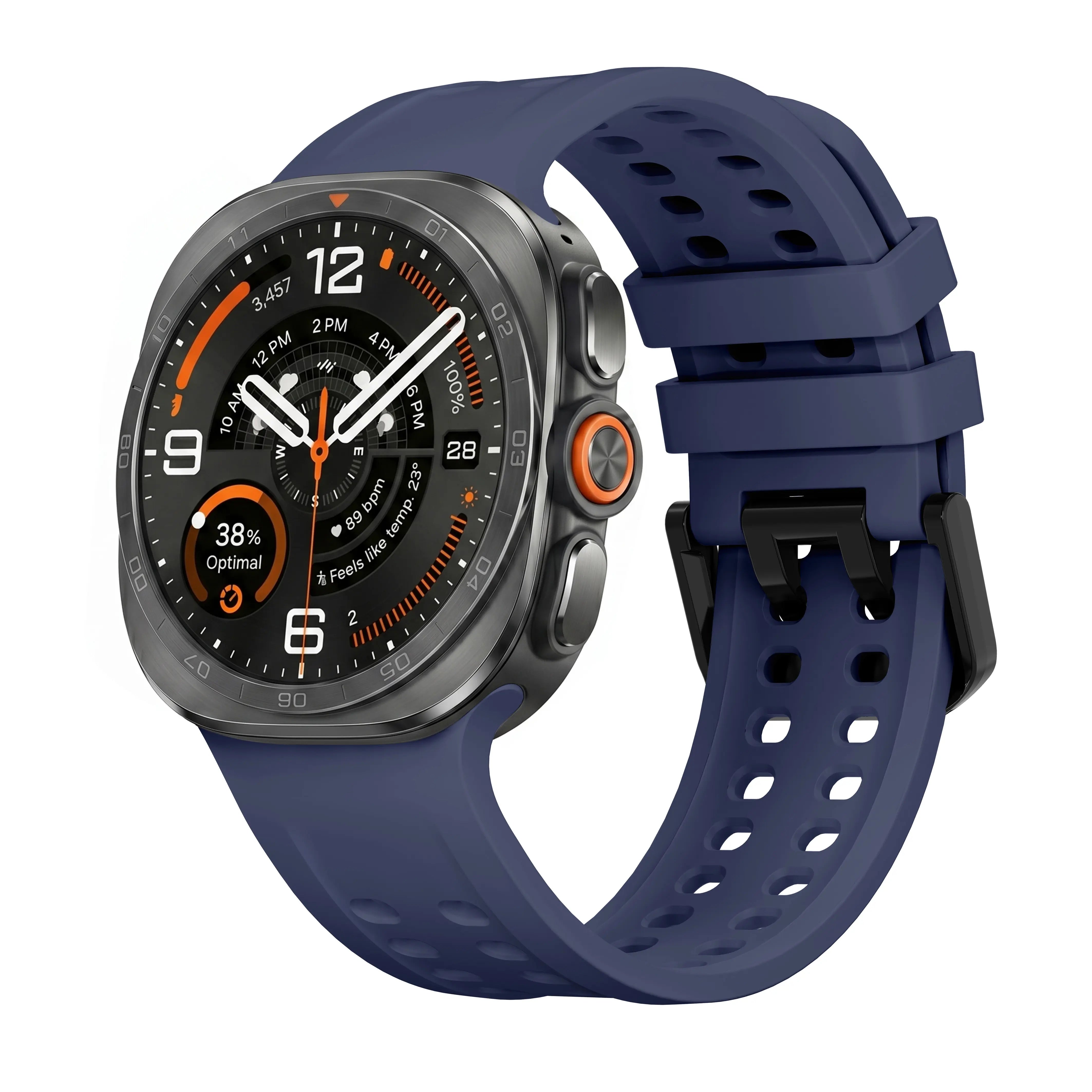 Samsung Galaxy Watch Ultra Silicone Strap (Dark Blue)