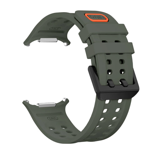 Samsung Galaxy Watch Ultra siliconen bandje (donkergroen)